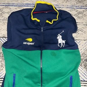 POLO RALPH LAUREN TRACK JACKET U.S OPEN size large